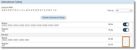 at&t disable international calling.